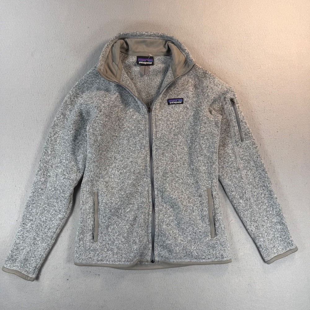 Patagonia Better Sweater Full Zip Fleece Jacket Gray Heather Womens Medium